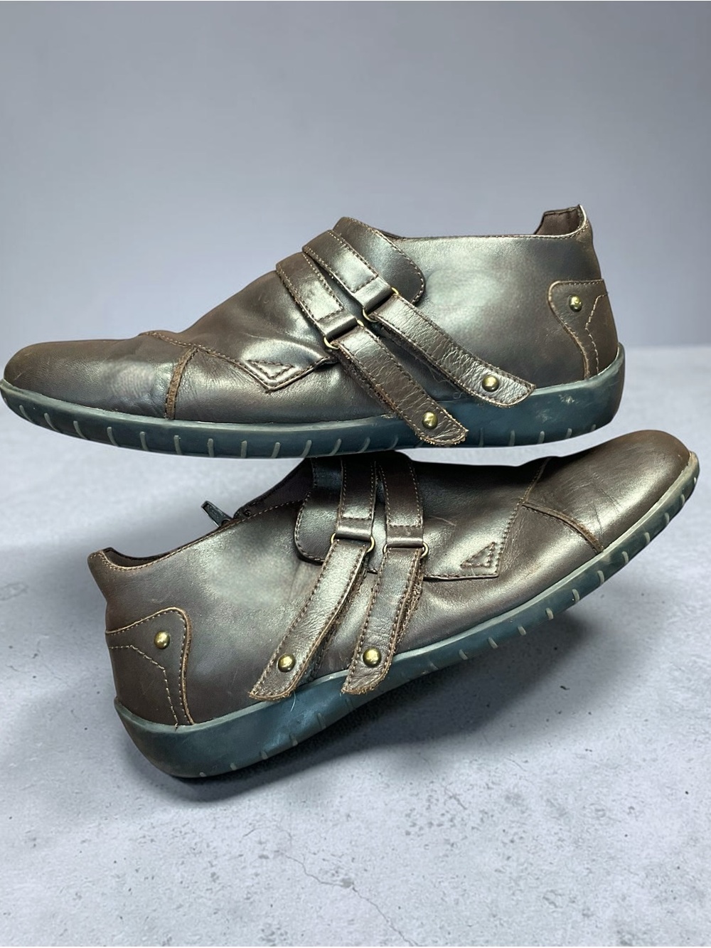 🌺Walking Cradles Brown Leather Shoes-10.5 WIDE